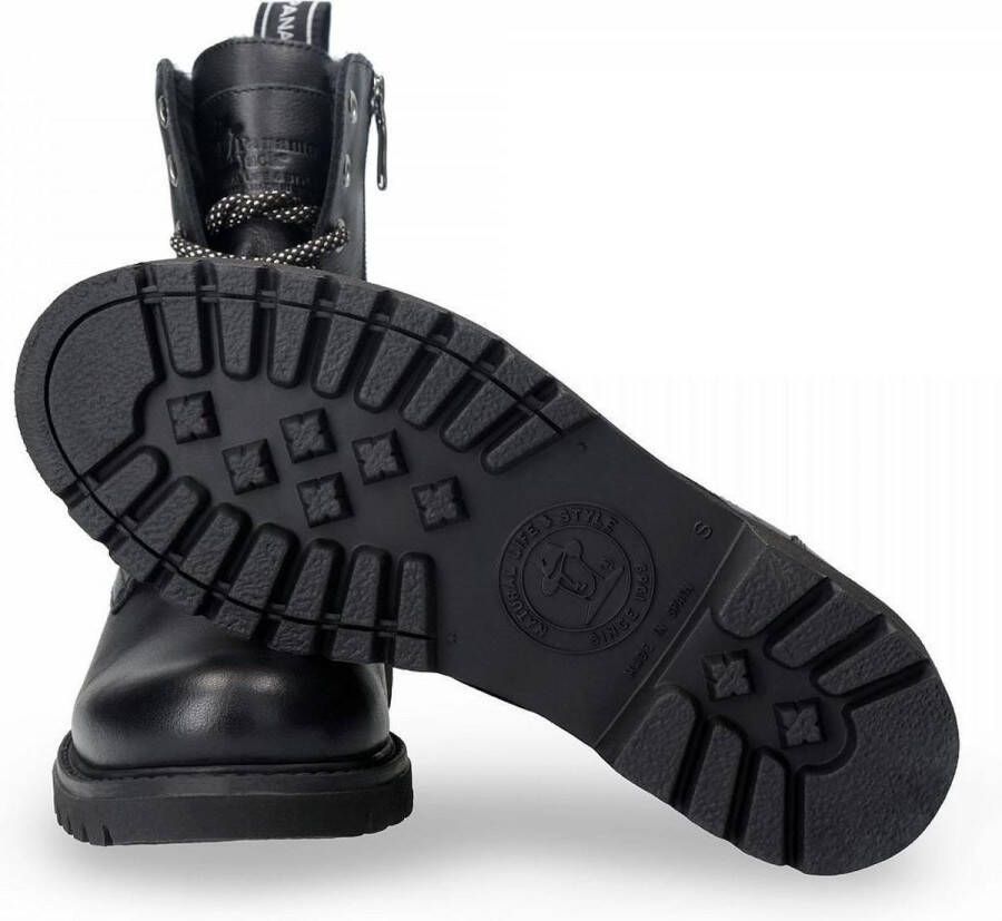 Panama Jack Frisia B1 veterboots zwart Leer Dames