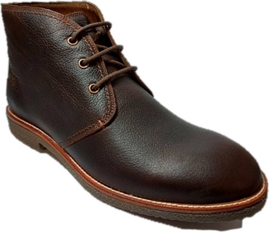 PANAMA JACK Gael C9 Nappa Grass Castagño Chestnut Bruin Leer Casual veterschoenen Heren - Foto 13