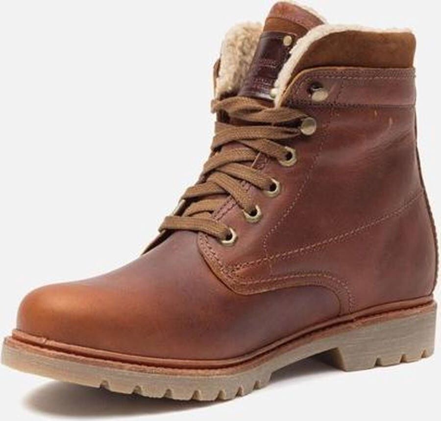 Panama Jack Heren Veterboots Cognac