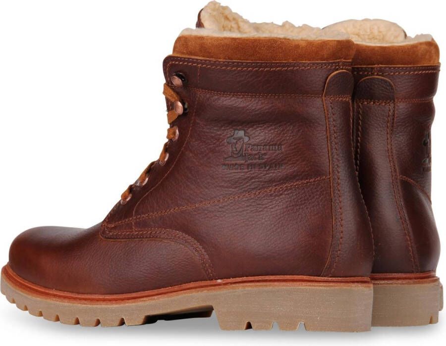 Panama Jack Heren Veterboots Cognac