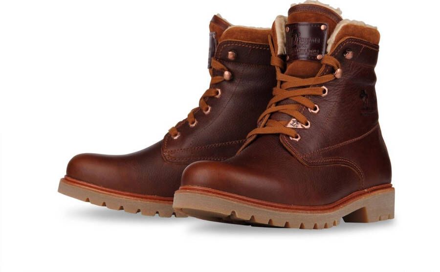 Panama Jack Heren Veterboots Cognac