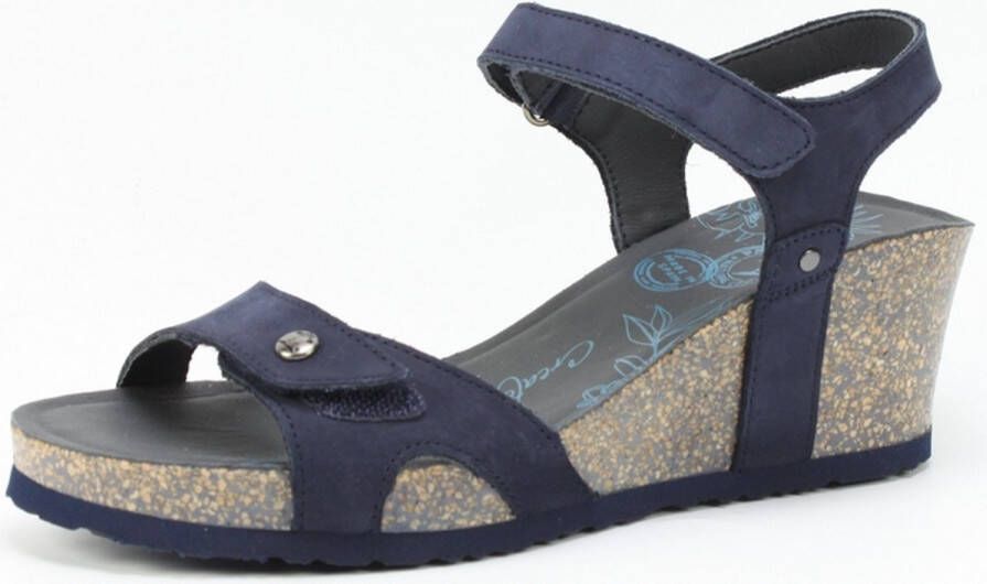 Panama Jack JULIA BASICS B10 Volwassenen Sandalen met hakDames Sandalen Blauw