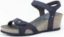 Panama Jack JULIA BASICS B10 Volwassenen Sandalen met hakDames Sandalen Blauw - Thumbnail 10