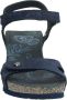 Panama Jack JULIA BASICS B10 Volwassenen Sandalen met hakDames Sandalen Blauw - Thumbnail 12