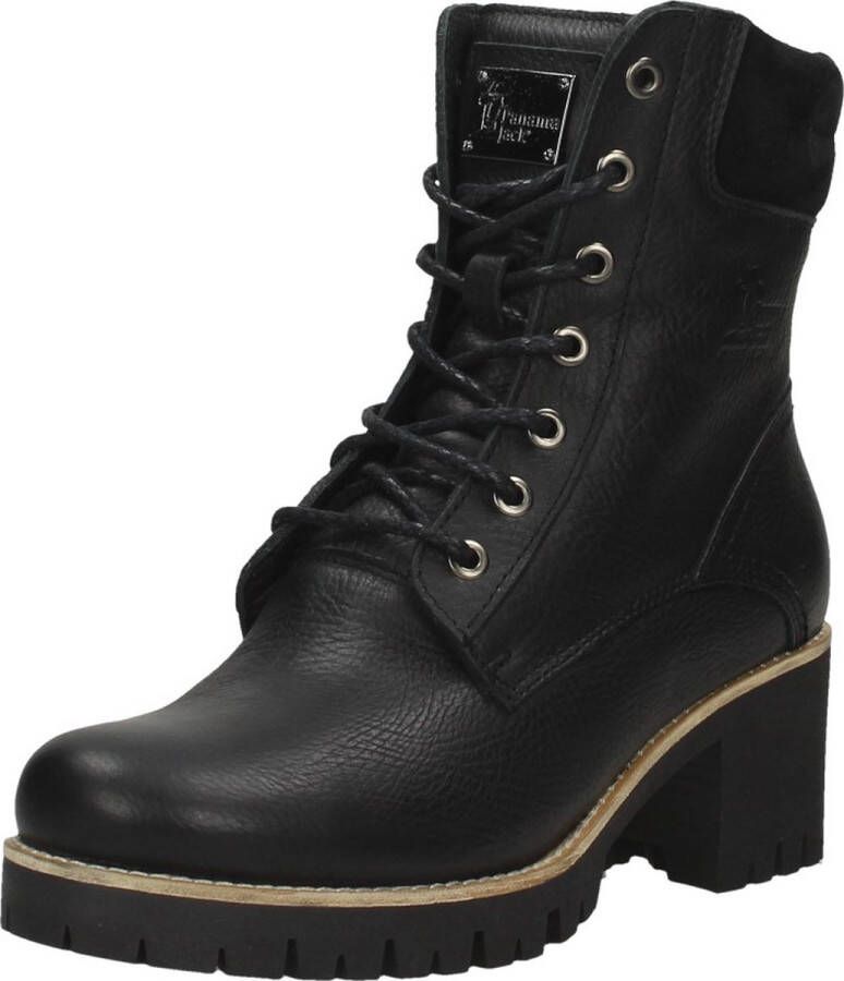 Panama Jack PHOEBE B17 VeterlaarzenHoge sneakersDames veterschoenenHalf-hoge schoenen Zwart