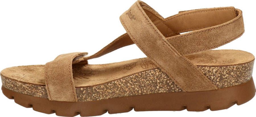 Panama Jack Selma Suede dames sandaal Cognac