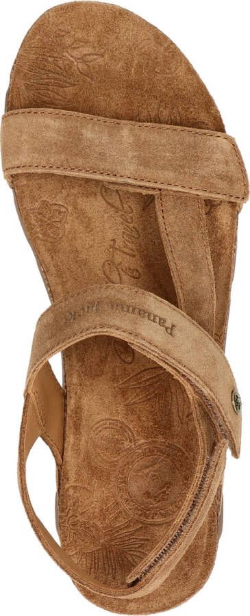 Panama Jack Selma Suede dames sandaal Cognac