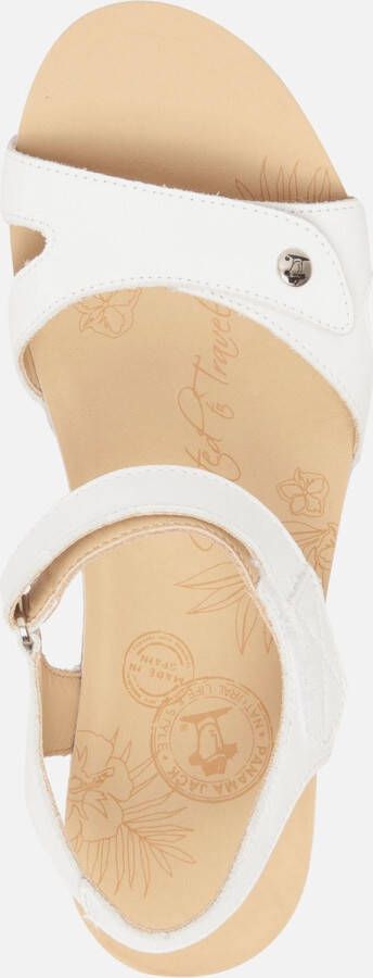 Panama Jack Comfortabele platte sandalen voor vrouwen White Dames - Foto 6