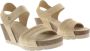 Panama Jack Wig Sandalen met Plakband Beige Dames - Thumbnail 10