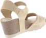 Panama Jack Wig Sandalen met Plakband Beige Dames - Thumbnail 11