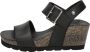 Panama Jack Vega B1 Sandalen zwart Leer Dames - Thumbnail 12