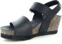 Panama Jack Vega B1 Sandalen zwart Leer Dames - Thumbnail 6