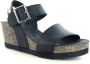 Panama Jack Vega B1 Sandalen zwart Leer Dames - Thumbnail 9