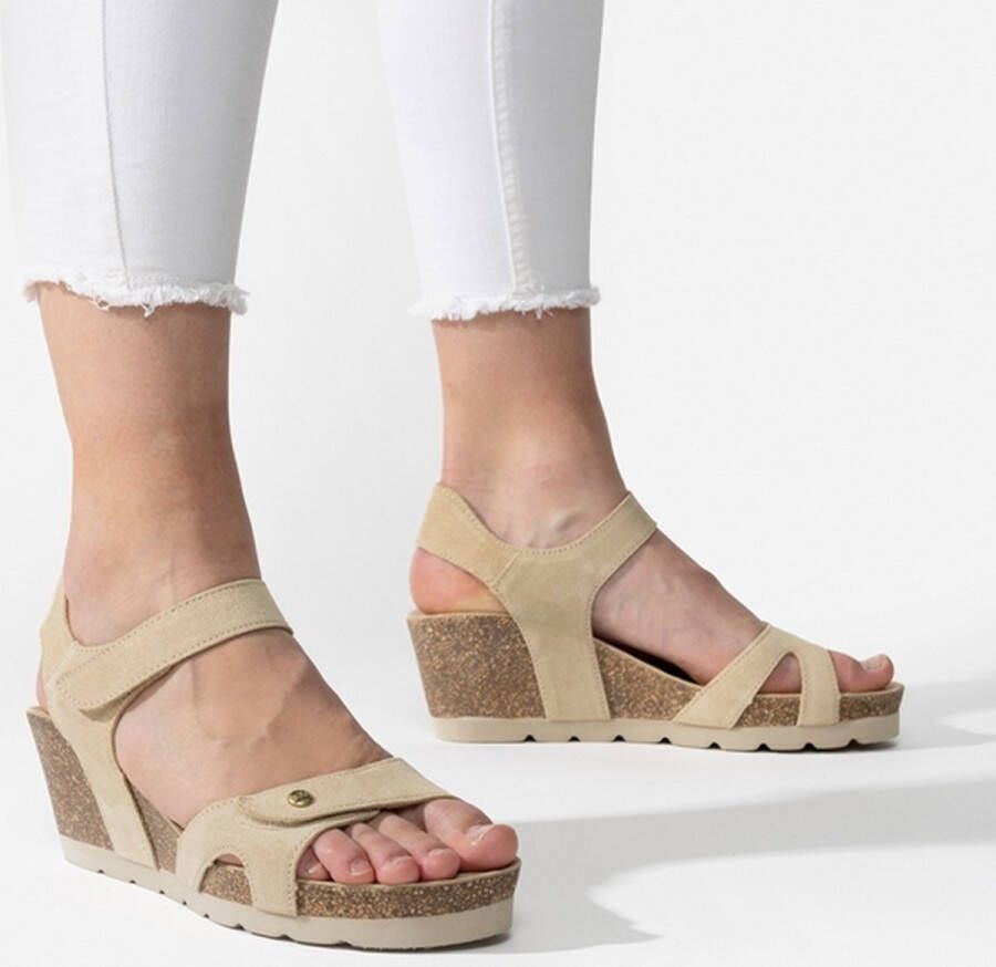 Panama Jack Vila sandalen beige Dames