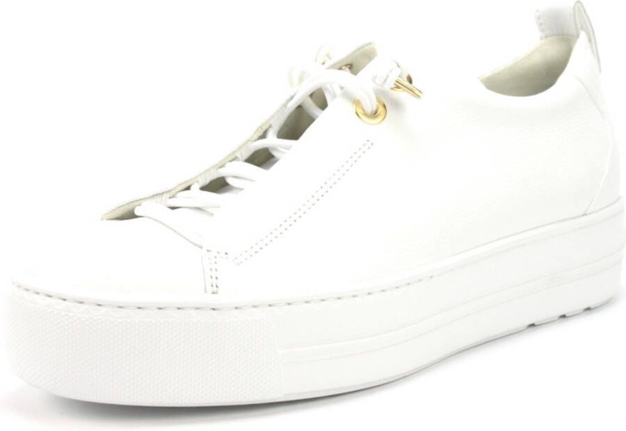 Paul Green 5017 Lage sneakers Leren Sneaker Dames Wit