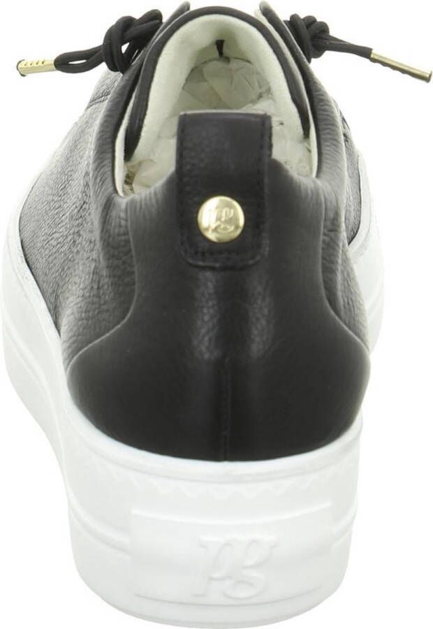 Paul Green 5017 Lage sneakers Leren Sneaker Dames Zwart