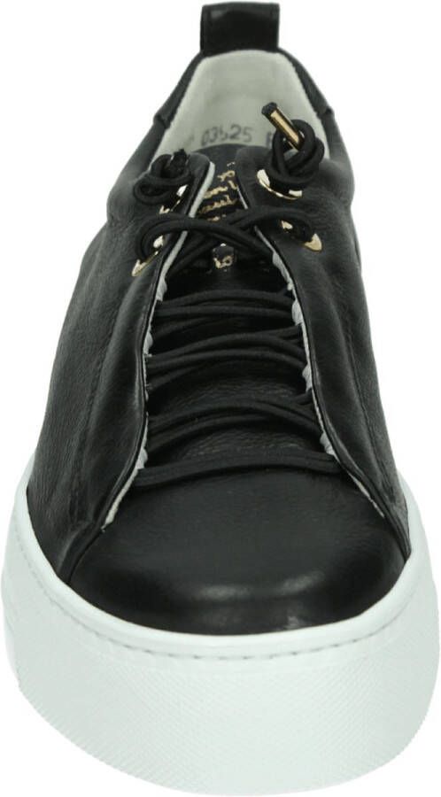 Paul Green 5017 Lage sneakers Leren Sneaker Dames Zwart