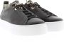 Paul Green 5017 Lage sneakers Leren Sneaker Dames Zwart - Thumbnail 8