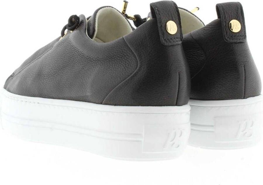 Paul Green 5017 Lage sneakers Leren Sneaker Dames Zwart