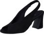 PAUL GREEN Slingbacks Dames 6038 Maat: 38 5 Materiaal: Suède Kleur: Zwart - Thumbnail 12