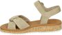 Paul Green 6059 Volwassenen Platte sandalen Wit beige - Thumbnail 12