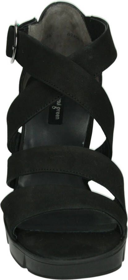 Paul Green 7942 Sandalen Dames Zwart