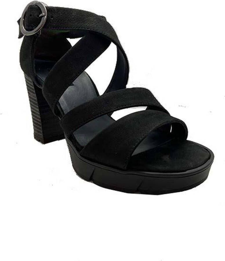 Paul Green 7942 Volwassenen Sandalen met hak Zwart