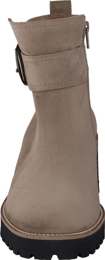 Paul Green 9763 Enkellaarsjes Enkelboots met rits Dames Taupe