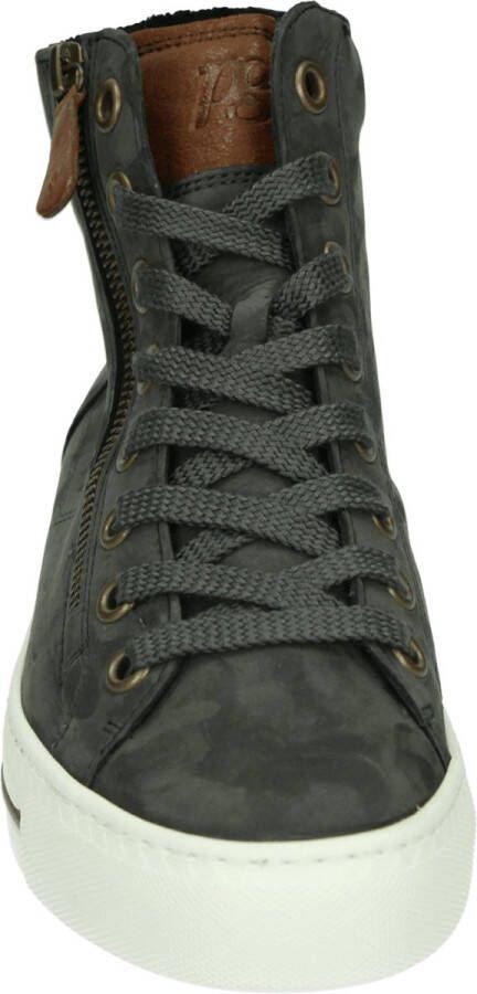 Paul Green Dames Hoge sneakers 4024 Grijs