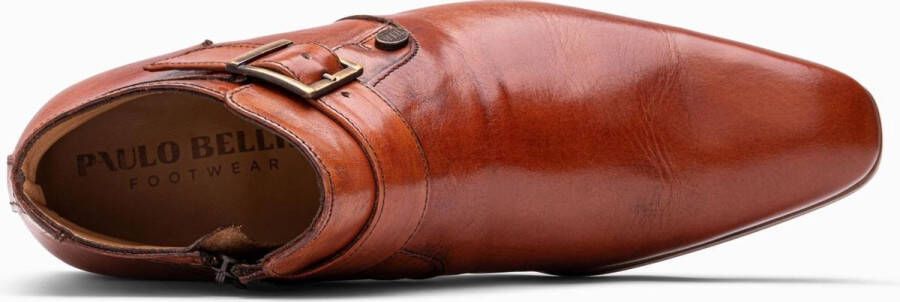 Paulo Bellini 1829 GespschoenenBusiness half-hoogNette herenschoenen Cognac