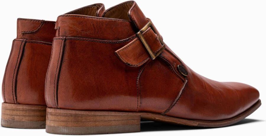 Paulo Bellini 1829 GespschoenenBusiness half-hoogNette herenschoenen Cognac