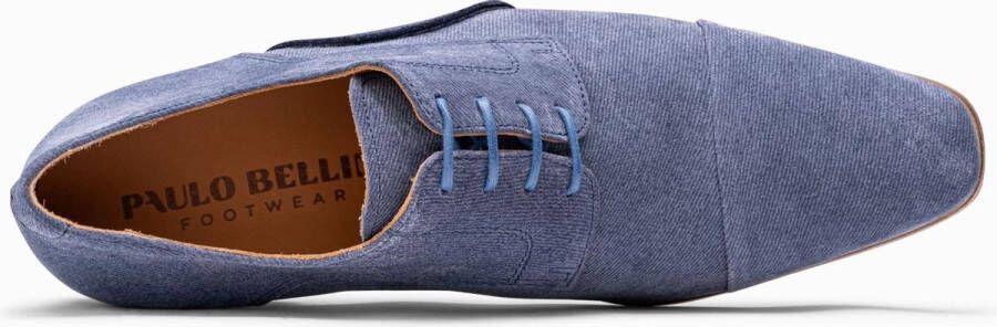 Paulo Bellini Demonte Geklede Herenschoenen Jeans Blauw - Foto 3