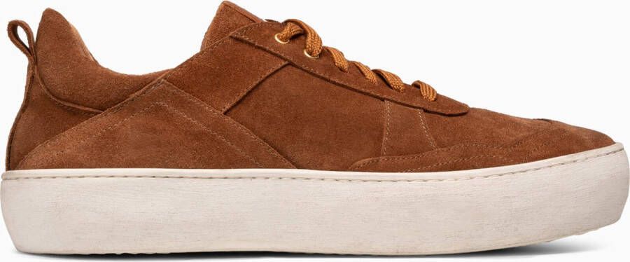 Paulo Bellini PB005 Volwassenen Lage sneakersVrije tijdsschoenen Cognac