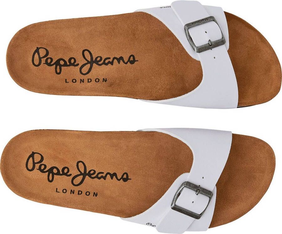 Pepe Jeans Bio Single Champion Sandalen Wit Man