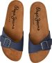 Pepe Jeans Bio Single Chicago Sandalen Blauw Man - Thumbnail 4