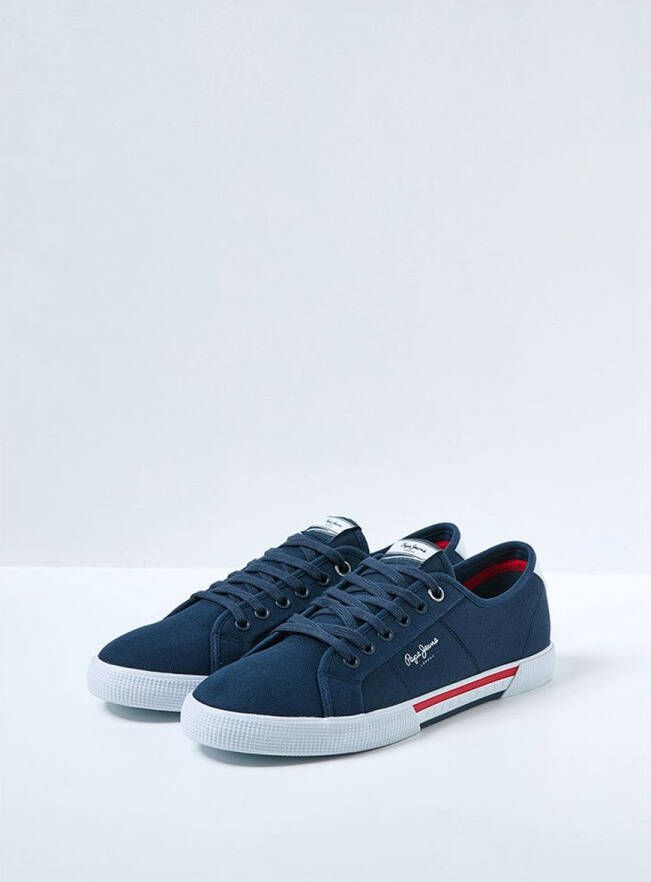 Pepe Jeans Brady Men Basic Schoen Navy Heren