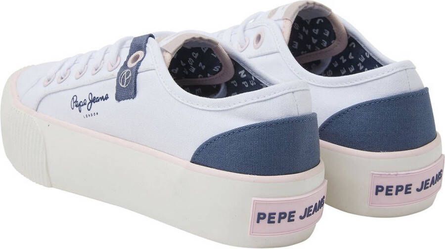 Pepe Jeans Ottis Sun Low Schoenen Wit Vrouw