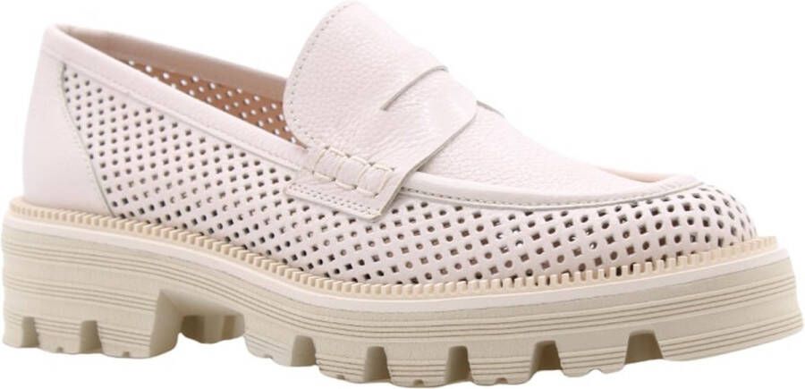 Pertini Stijlvolle Spijkenisse Loafers voor Vrouwen Beige Dames