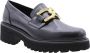 Pertini Elegante Naaldwijk Mocassin Loafers Black Dames - Thumbnail 5