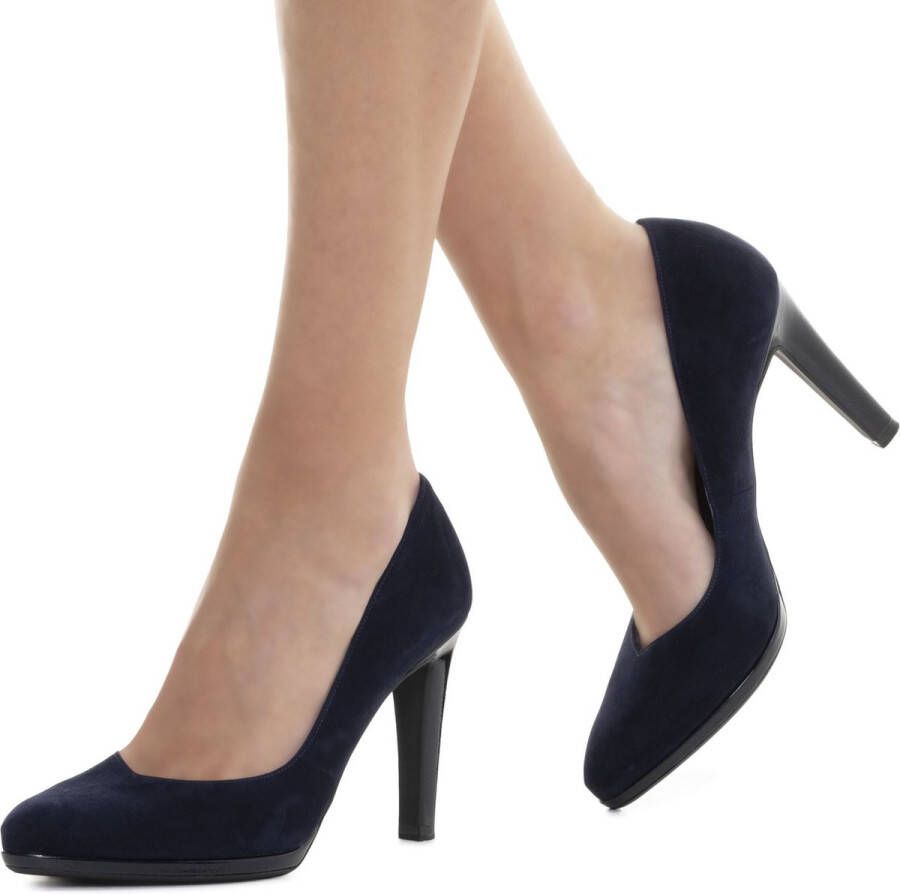 Peter Kaiser Pumps Stiletto Dames Damesschoenen Suède Naaldhak hoogte 78911 Blauw