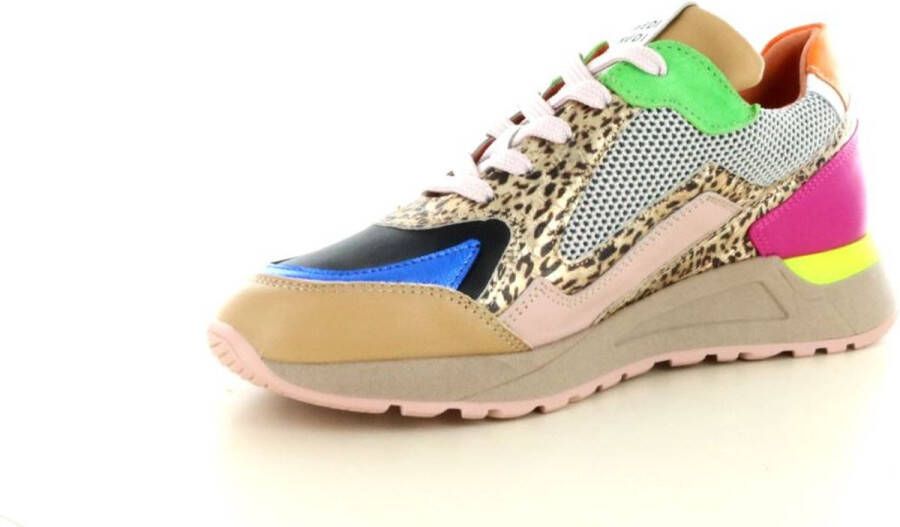 PiediNudi 2507 Lage sneakers Leren Sneaker Dames Multi