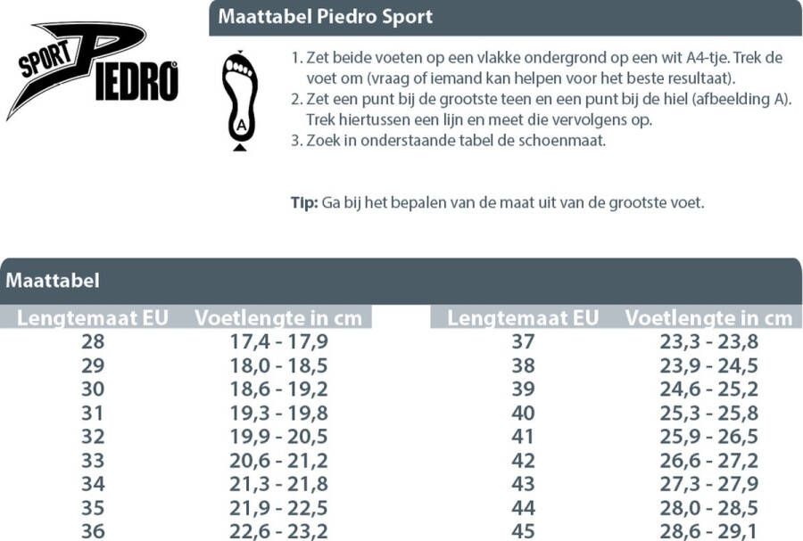 Piedro 1117608010 Kinderen Lage schoenenJongens Zwart