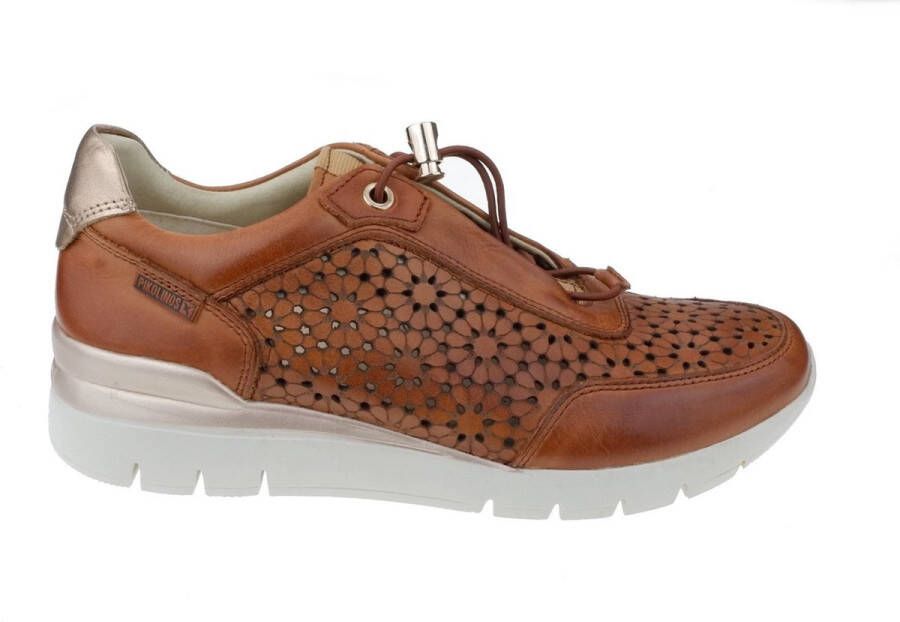 Pikolinos Cantabria dames sneaker Cognac