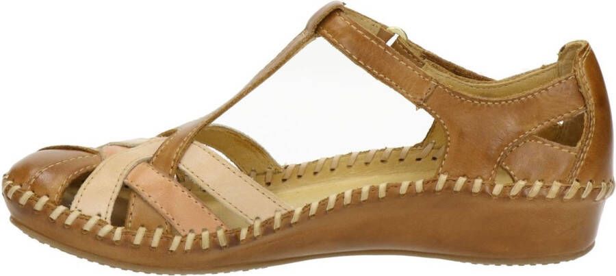 Pikolinos -Dames cogna caramel sandalen