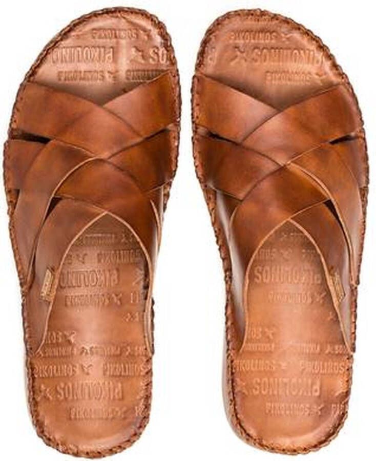 Pikolinos Mannen Slippers Cognac