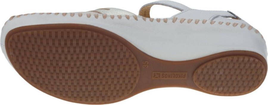 Pikolinos Bandschoenen Vallarta 655-0895C3 Nata Wit Goud