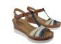 Pikolinos Sandaal Aguadulce W3Z-1776 Cognac Blauw Combi - Thumbnail 4