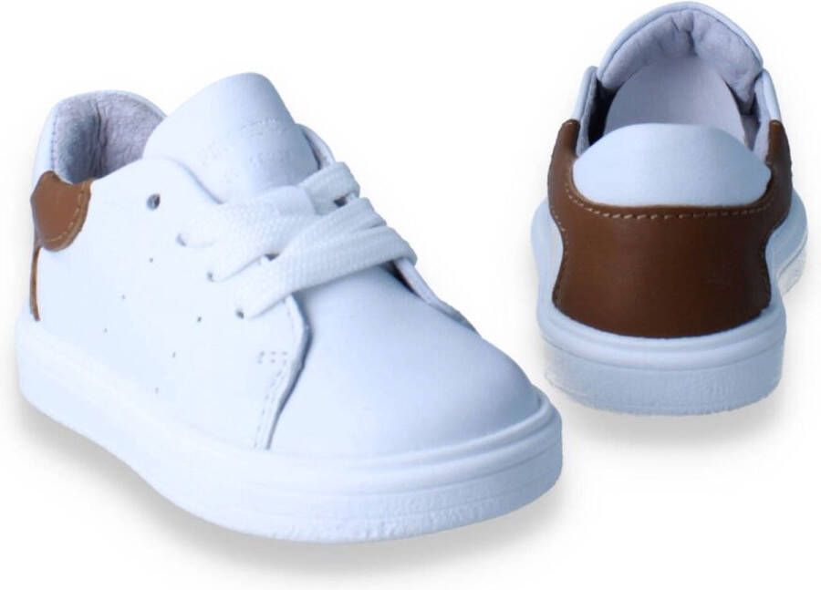 Pinocchio Jongens Sneaker Wit Combi WIT