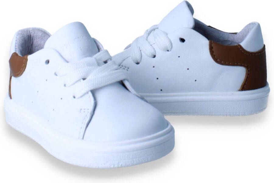 Pinocchio Jongens Sneaker Wit Combi WIT