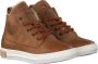 Pinocchio P2851 Hoge sneakers Leren Sneaker Jongens Kids Cognac - Thumbnail 13